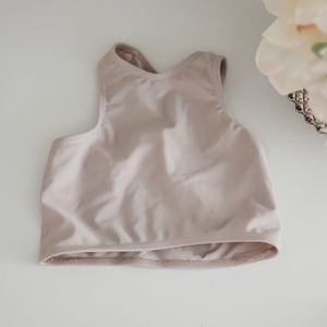 Blush Purple Mini Girls Racerback Swim Top